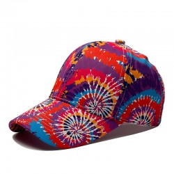 New cross-border European and American spring and summer new personalized outdoor sports travel sun protection printed baseball cap, men's and women's sun hat