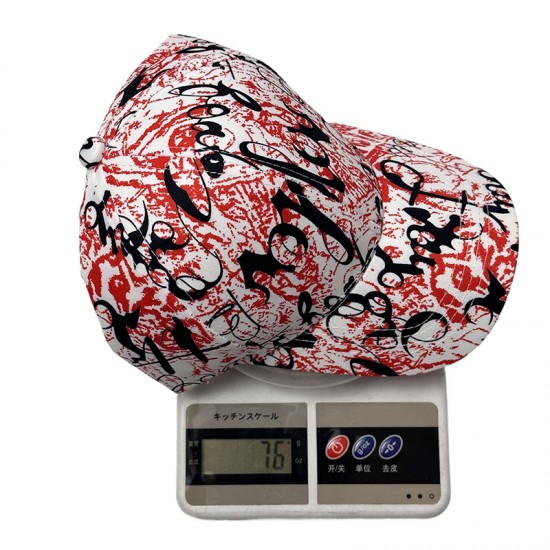 New cross-border sun hat, men's and women's personalized trendy versatile sun hat, colorful graffiti lettered baseball cap, baseball cap