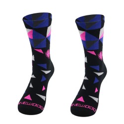 New geometric trendy socks, Amazon foreign trade socks, men's and women's stylish cotton long socks, wholesale sports.