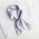 Solid color 70s square scarves, simple everyday silk scarves for women, stylish and minimalist for commuting Wholesale silk scarves in various colors