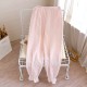 Summer women's nightgown, thin short-sleeved mid-length, Tencel linen, soft, large-size, breathable, solid-color home dress pajamas