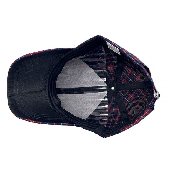 New cross-border plaid striped baseball caps, men's sun protection, sun visor hats, women's outdoor breathable couple's baseball caps. New cross-border plaid striped baseball caps, men's sun protection, sun visor hats, women's outdoor breathable couple's baseball caps.