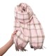 High-quality Cross-border New Versatile Plaid Scarf, Soft, Warm, Thickened Shawl for Women's Autumn/Winter Travel Protection