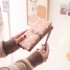Lianbu 2024 New Long Wallet, Women's Small Fresh Print, Buckle Zipper, Multifunctional Large-Capacity Phone Bag