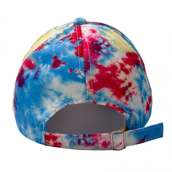 New cross-border Amazon spring and summer new printed sun hat, outdoor fashion casual tie-dye baseball cap, men's and women's sun hat