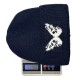Cross-border autumn and winter Dong Jie-style butterfly beanie, versatile face-flattering small warm earmuffs for women, trendy beanie. Cross-border autumn and winter Dong Jie-style butterfly beanie, versatile face-flattering small warm earmuffs for women, trendy beanie.