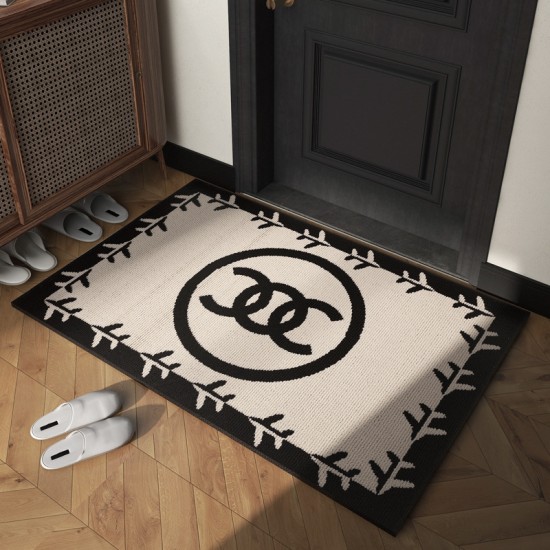 Ins-style Korean-style absorbent bathroom floor mats, thickened flocked, non-slip bathroom and bathtub floor mats, and bedroom bedside carpets.