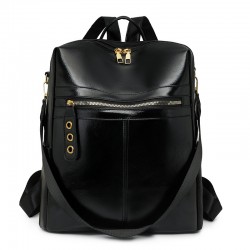 New Cross-Border Retro Women's Soft Leather Multifunctional Shoulder Bag, Simple and Versatile, Large Capacity Wholesale Backpack