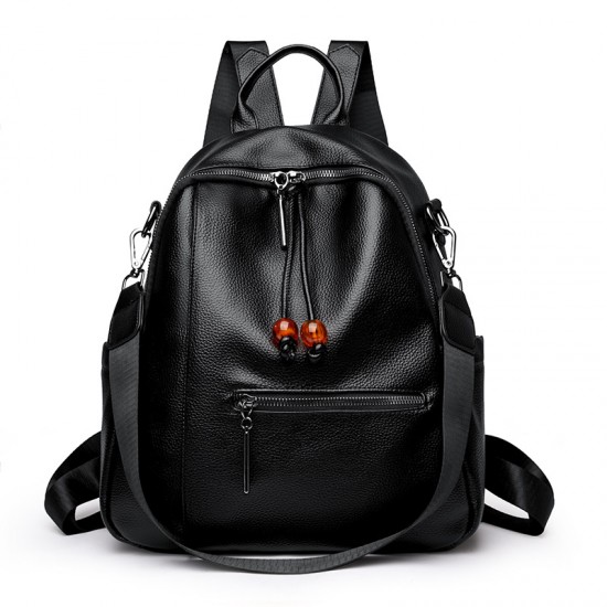 Stylish and elegant women's backpack, large-capacity fashionable diaper bag, autumn and winter versatile casual backpack