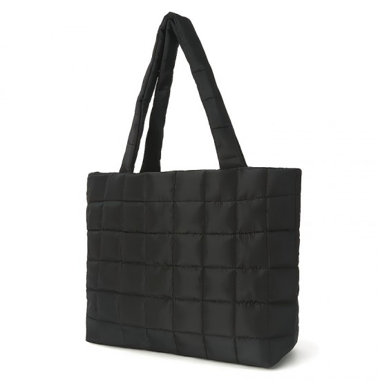 Fashionable and casual large-capacity women's bag, 2024 new style fleece underarm bag, simple shoulder and crossbody tote bag