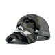 New cross-border skull striped knitted hat, fashionable and personalized camouflage pullover hat for men and women, warm and trendy cold weather hat.