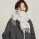 Women's winter imitation cashmere, artistic autumn and winter, thickened, warm, dual-use, solid color, Korean-style, stylish scarf Women's winter imitation cashmere, artistic autumn and winter, thickened, warm, dual-use, solid color, Korean-style, stylish scarf