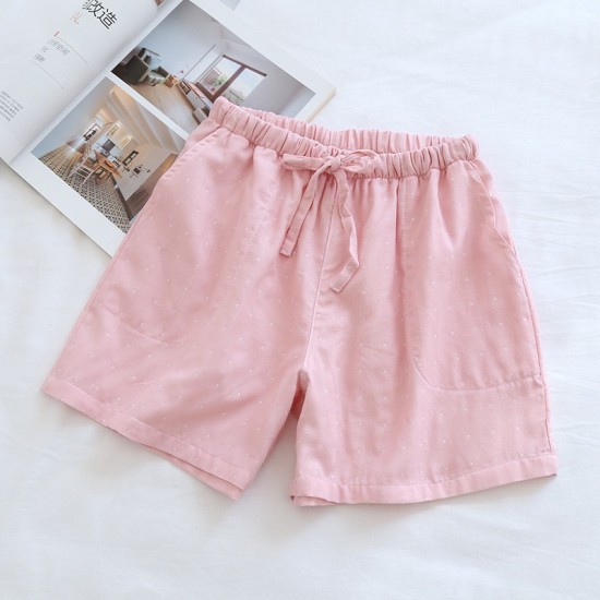 New women's double-layered gauze pajamas, thin long-sleeved trousers, Japanese-style cotton cardigan, spring and summer loungewear set New women's double-layered gauze pajamas, thin long-sleeved trousers, Japanese-style cotton cardigan, spring and summer loungewear set