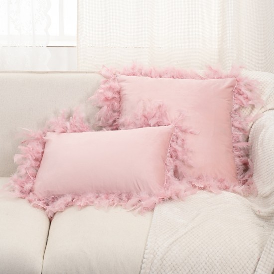 INS bow ribbon pillow, lumbar support, Dutch velvet, breathable and comfortable pillow, cute pink for girls. INS bow ribbon pillow, lumbar support, Dutch velvet, breathable and comfortable pillow, cute pink for girls.