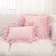 INS bow ribbon pillow, lumbar support, Dutch velvet, breathable and comfortable pillow, cute pink for girls. INS bow ribbon pillow, lumbar support, Dutch velvet, breathable and comfortable pillow, cute pink for girls.