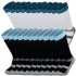 Cross-border secondary sports compression socks, terry-loop, non-slip running and cycling compression socks, ankle compression calf socks.