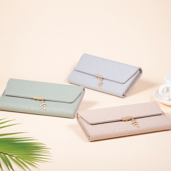 New cross-border new women's long folding wallet, stylish, niche design, multifunctional, large capacity wallet wholesale New cross-border new women's long folding wallet, stylish, niche design, multifunctional, large capacity wallet wholesale
