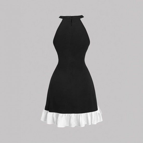 European and American cross-border 2025 new chiffon, fringe-trimmed, inner-layer, sexy, see-through T-shirt, long-sleeved base top for women