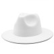 AliExpress Amazon eBay single-color plate men's and women's simple woolen hats with flat brims and wide brims. AliExpress Amazon eBay single-color plate men's and women's simple woolen hats with flat brims and wide brims.