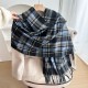 Cross-border lazy-style Korean-style fashionable British plaid brown scarves for women, winter plaid shawls, warm scarves, now in stock. Cross-border lazy-style Korean-style fashionable British plaid brown scarves for women, winter plaid shawls, warm scarves, now in stock.