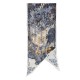 Spring and summer, fashionable, youthful, new thin silk scarves for moms, holiday gifts, niche retro secret forest print scarves.