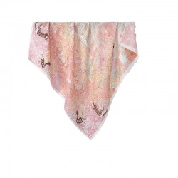 Korean fashionable, pastoral style, floral print, elegant design square scarves, niche, youthful, new silk scarves for mothers