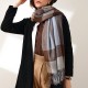 Women's wholesale winter scarves, 2025 new plaid print, tasseled faux cashmere scarves, fashionable and warm shawls. Women's wholesale winter scarves, 2025 new plaid print, tasseled faux cashmere scarves, fashionable and warm shawls.