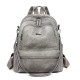 2025 New Trendy Women's Backpack, Korean Style, Versatile, Fashionable, Soft Leather, Small Backpack, Large Capacity, Student Backpack