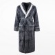 End-of-Year 2022 New European and American Crafted Jacquard Double-Layer Thickened Plus-Size Flannel Nightgowns Net Weight: 1300g End-of-Year 2022 New European and American Crafted Jacquard Double-Layer Thickened Plus-Size Flannel Nightgowns Net Weight: 1300g