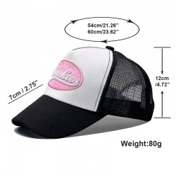 Spring and autumn mesh caps, featuring American retro trucker hats, casual sportswear, and fashionable men's and women's breathable sun-visor caps.