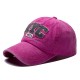 Cross-border hot-selling cotton coated embroidered baseball cap with distressed washed and patched NYC lettering for men and women's outdoor wear.