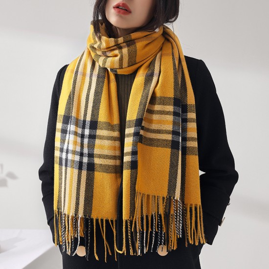 New autumn and winter warm shawls for women, Japanese and Korean sweet faux cashmere scarves, mid-length plaid scarves for wholesale. New autumn and winter warm shawls for women, Japanese and Korean sweet faux cashmere scarves, mid-length plaid scarves for wholesale.