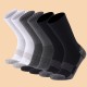 Non-slip and wear-resistant sports socks, warm mid-calf socks for men and women, thickened terry merino wool hiking socks