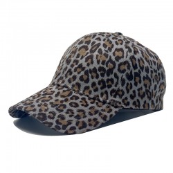Spring and summer leopard print baseball hats, fashionable European and American cross-border men's and women's outdoor hats Sports Sun Protection Baseball Hat