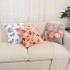 Cross-border Instagram satin satin bow pillowcases, sweet girly pillowcases, multi-color solid ruffled sofa cushions