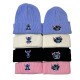 New Cross-Border Stitch Embroidered Knitted Hat, Autumn/Winter Outdoor Warm Men's and Women's Cartoon Anime Beanie New Cross-Border Stitch Embroidered Knitted Hat, Autumn/Winter Outdoor Warm Men's and Women's Cartoon Anime Beanie