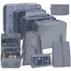 Best-selling eight-piece travel storage bag set Large-capacity luggage storage bag for organizing and organizing clothes
