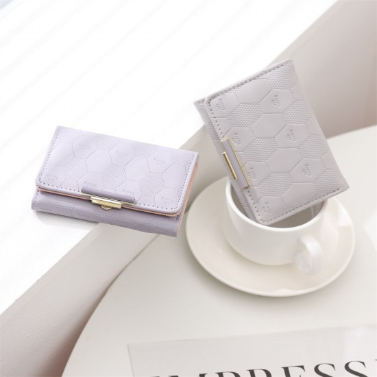 2025 new women's short wallet, Japanese and Korean style, three-fold, cute, fresh, simple student coin purse, in stock. 2025 new women's short wallet, Japanese and Korean style, three-fold, cute, fresh, simple student coin purse, in stock.
