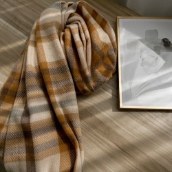 2025 mid-length thickened scarf Korean-style sweet and warm faux cashmere scarf plaid shawl for women luxurious feel. 2025 mid-length thickened scarf Korean-style sweet and warm faux cashmere scarf plaid shawl for women luxurious feel.