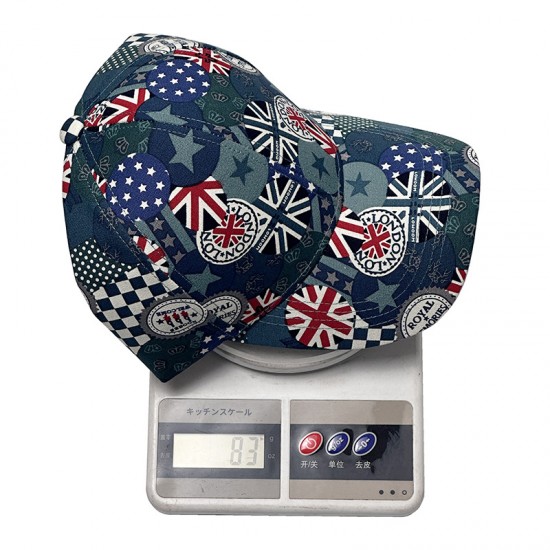 New cross-border Union Jack graffiti baseball hats, fashionable European and American Union Jack hats for men and women