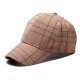 New cross-border plaid baseball caps, men's casual retro caps, spring and autumn, all-season caps, wholesale. New cross-border plaid baseball caps, men's casual retro caps, spring and autumn, all-season caps, wholesale.