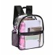 Transparent PVC backpack, outdoor portable backpack, large capacity, simple student backpack, factory direct