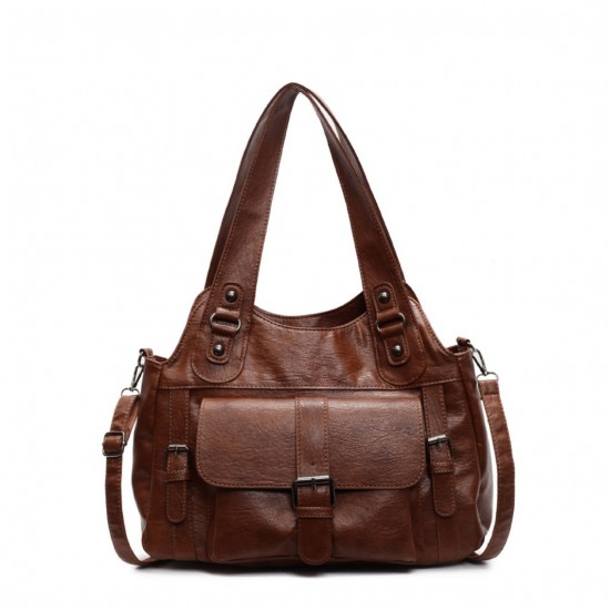 Large capacity, retro, versatile tote bags for women, new spring fashion commuter shoulder bags, short-term travel crossbody bags