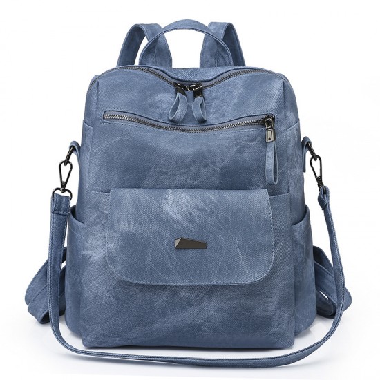 Cross-border Korean-style large-capacity women's backpack, PU women's backpack Cross-border Korean-style large-capacity women's backpack, PU women's backpack