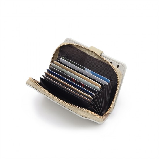 Cross-border Korean-style fashionable printed zippered accordion multi-card slot student wallet, women's wallet, ready for wholesale. Cross-border Korean-style fashionable printed zippered accordion multi-card slot student wallet, women's wallet, ready for wholesale.
