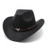 Metallic Bull Head Logo Western Cowboy Hats, Cross-Border Hot Selling Autumn and Winter Wool Jazz Hats, Men's and Women's Felt Hats