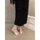 French-style black satin high-heeled sandals, fairy shoes (2024 new style, summer style, with elegant thin-strap Roman shoes) French-style black satin high-heeled sandals, fairy shoes (2024 new style, summer style, with elegant thin-strap Roman shoes)