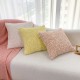Cross-border retro American jacquard ruffled hem pillow covers for bohemian living room sofa backrests.