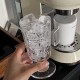 Creative red apple borosilicate glass, niche red nose heat-resistant sealed water cup, car portable mug gift.