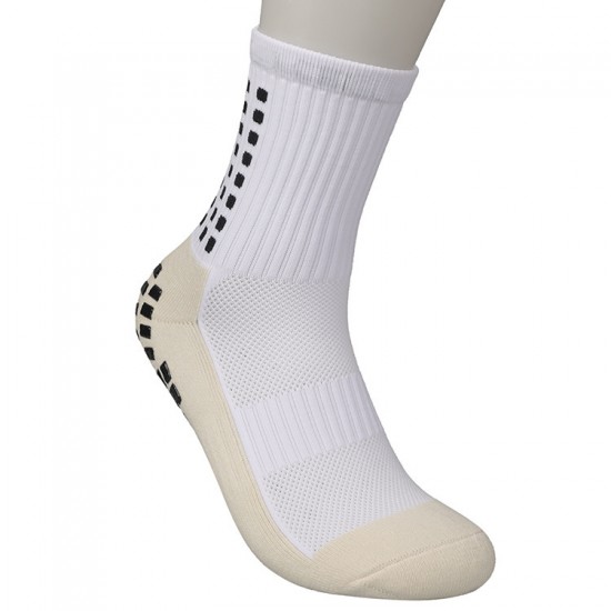 Non-slip men's mid-calf soccer socks, elite basketball socks, badminton, sweat-wicking, thickened hiking socks, square socks.